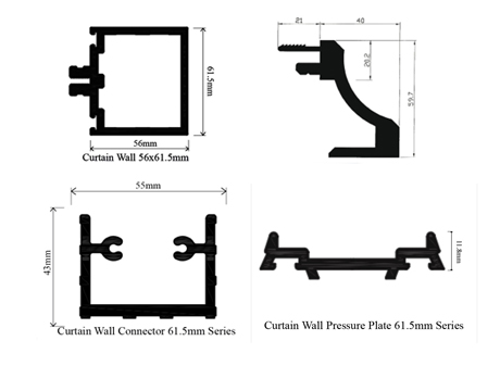 Curtain Wall 61.5 Mm Series